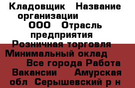 Кладовщик › Название организации ­ O’stin, ООО › Отрасль предприятия ­ Розничная торговля › Минимальный оклад ­ 17 200 - Все города Работа » Вакансии   . Амурская обл.,Серышевский р-н